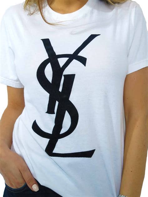 womens ysl logo t shirt replica|Womens Saint Laurent T.